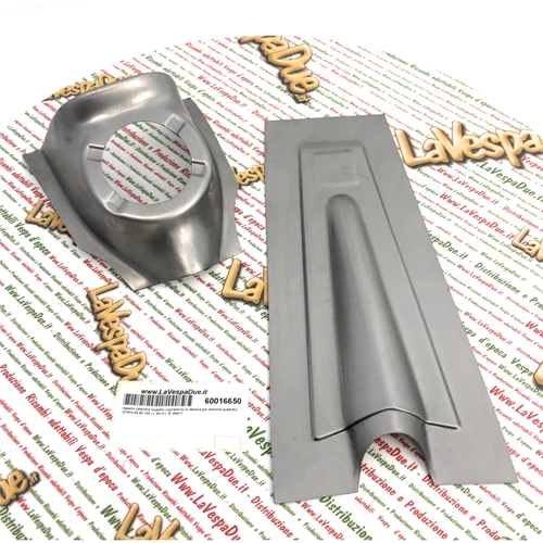 Grille de calandre avant en tôle pour emblème carré VESPA 50 90 125 SS NLR VMA1T, support de klaxon 4 trous