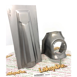 Calandre avant en tôle pour emblème carré VESPA 125 150 160 180 200 GT SUPER GL SPRINT SS