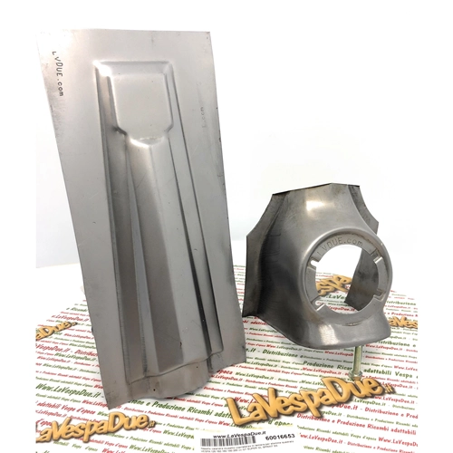 Calandre avant en tôle pour emblème carré VESPA 125 150 160 180 200 GT SUPER GL SPRINT SS