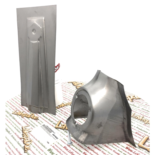 Rejilla frontal, cubierta de dirección frontal, chapa metálica, emblema hexagonal VESPA 125 150 180 200 GT GTR SPRINT RALLY TS