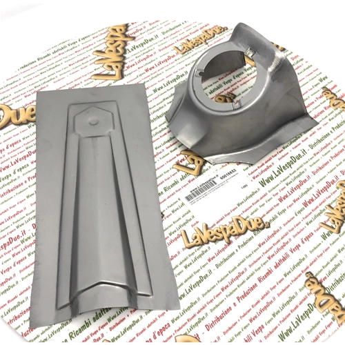 Rejilla frontal, cubierta de dirección frontal, chapa metálica, emblema hexagonal VESPA 125 150 180 200 GT GTR SPRINT RALLY TS