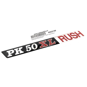 adhesive plate writing resin sticker for VESPA PK 50 XL RUSH ro 229317 left side door
