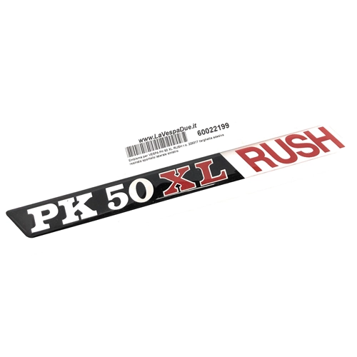 adhesive plate writing resin sticker for VESPA PK 50 XL RUSH ro 229317 left side door