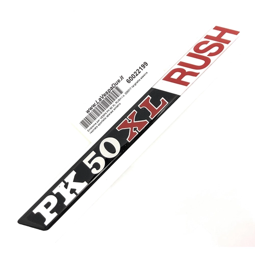 adhesive plate writing resin sticker for VESPA PK 50 XL RUSH ro 229317 left side door
