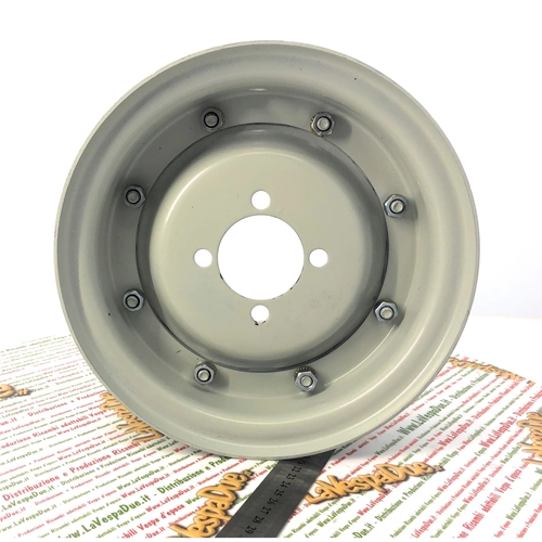 Llanta de acero de 4,00 x 8" para VESPA APE 125 150 Calessino y LAMBRETTA