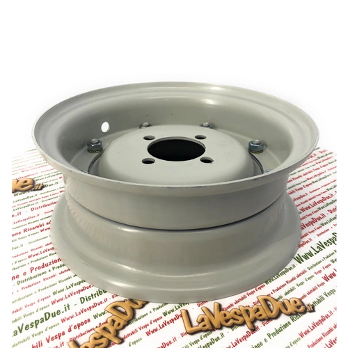 Llanta de acero de 4,00 x 8" para VESPA APE 125 150 Calessino y LAMBRETTA
