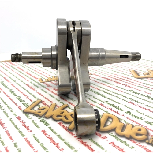 Albero Motore MAZZUCCHELLI AMT 168/60 materiale K2D con masse lavorate a forma di pera VESPA PE PX ARCOBALENO 200 RALLY Corsa lunga 60 mm Cuscinetto 25 Biella int 110 mm