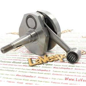 Albero Motore MAZZUCCHELLI AMT 132 RACE versione racing VESPA 125 150 VNB VBA GT GTR SUPER TS VBA VBB GL SPRINT VELOCE SUPER Corsa 57 mm cuscinetto 25 mm Biella interasse 105 mm