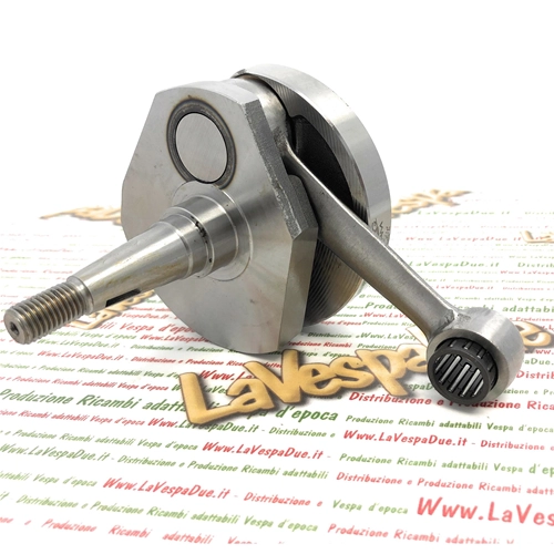 Albero Motore MAZZUCCHELLI AMT 132 RACE versione racing VESPA 125 150 VNB VBA GT GTR SUPER TS VBA VBB GL SPRINT VELOCE SUPER Corsa 57 mm cuscinetto 25 mm Biella interasse 105 mm