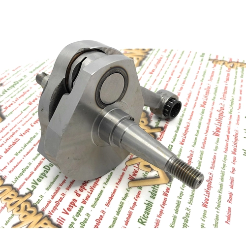 Albero Motore MAZZUCCHELLI AMT 132 RACE versione racing VESPA 125 150 VNB VBA GT GTR SUPER TS VBA VBB GL SPRINT VELOCE SUPER Corsa 57 mm cuscinetto 25 mm Biella interasse 105 mm