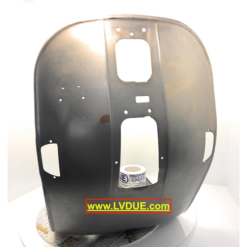 Protection de marchepied complète en tôle adaptable aux modèles VESPA 80, 125, 150, 200 E, PX, PE, T5, ARCOBALENO, lml star et LUSSO 98 (freins à disque).