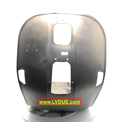Protection de marchepied complète en tôle adaptable aux modèles VESPA 80, 125, 150, 200 E, PX, PE, T5, ARCOBALENO, lml star et LUSSO 98 (freins à disque).