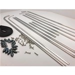 Serie strisce pedana completa per VESPA 125 VNA1T VNA2T dal 1958 al 1959 VNB1T VNB2T dal 1959 al 1961