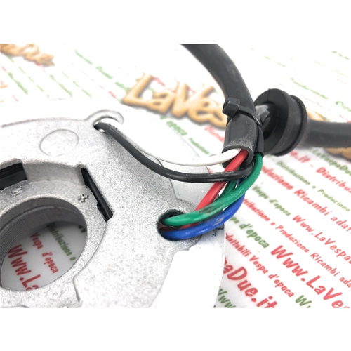 PIAGGIO 4-poliger Stator mit Platte für VESPA PK 50 XL RUSH N ohne Elektrostarter ro 234321