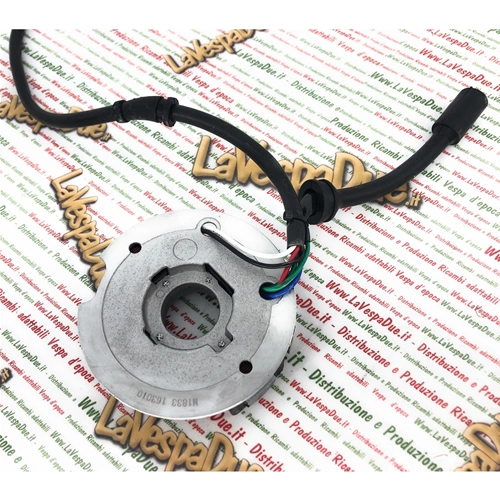 PIAGGIO 4-poliger Stator mit Platte für VESPA PK 50 XL RUSH N ohne Elektrostarter ro 234321