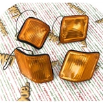 Satz mit 4 Blinkern vorne und hinten für VESPA COSA 125 150 200 COSA CL CLX COSA 2 ro 251898 251858 251818 251905