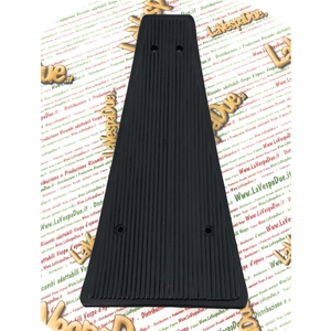 Alfombrilla central rígida negra para VESPA PX PE 125 150 200 ARCOBALENO ro 226093