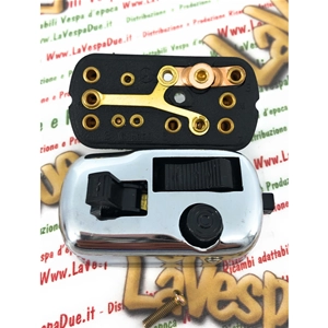 Commutatore deviatore interuttore luci 3 posizioni per VESPA 50 SS 90 NUOVA 125 PRIMAVERA VNB2 > 6T GT GTR TS 125 150 SUPER VBB2T SPRINT VELOCE 180 SS SUPER SPORT 2° serie 180 RALLY r.o. 092041