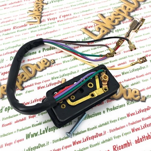 Interruptor de luz con conector Faston hembra para VESPA 50 SPECIAL - ro 123152 - 160752 - 142966