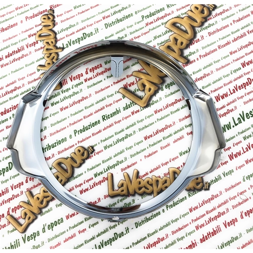 Chrome Headlight Bezel for VESPA 80 125 150 200 PX PE ARCOBALENO