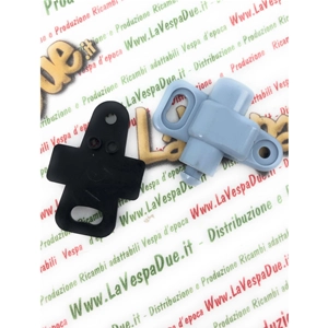 Small gray brake stop switch closed contact for Vespa 125 VNB1 150 VBA VBB1 VGLA GL GS VS4 VS5 160 GS 180 SS from 0024700 adaptable to 12 volt systems Vespa 125 Super GT TS 150 Super Sprint Veloce 180 SS 0024701 Rally ro 181637 093722 082775