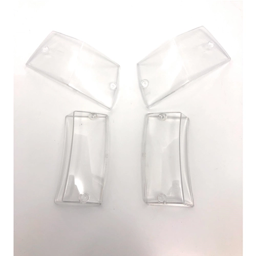 Juego de 4 lentes de carrocería transparentes homologadas para intermitentes para VESPA 80 125 150 200 PX PE ARCOBALENO T5 PK ETS