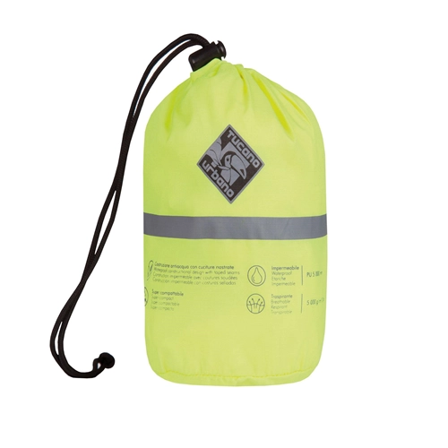 XXL FLUORESCENT YELLOW rain trousers Nano Plus TUCANO URBANO waterproof VESPA MOTORCYCLE LAMBRETTA men's and women's foldable in portable bag PORTABLE
