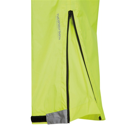 XXL FLUORESCENT YELLOW rain trousers Nano Plus TUCANO URBANO waterproof VESPA MOTORCYCLE LAMBRETTA men's and women's foldable in portable bag PORTABLE