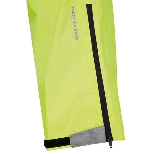 XXL FLUORESCENT YELLOW rain trousers Nano Plus TUCANO URBANO waterproof VESPA MOTORCYCLE LAMBRETTA men's and women's foldable in portable bag PORTABLE