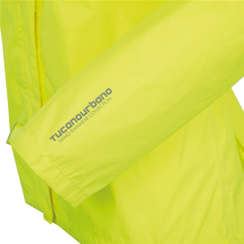 BLACK rain jacket Nano Rain Plus Lady TUCANO URBANO waterproof VESPA MOTO LAMBRETTA women's foldable in portable bag