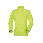 FLUORESCENT YELLOW Nano Rain Plus Lady TUCANO URBANO waterproof rain jacket for VESPA MOTO LAMBRETTA women, foldable in a portable bag