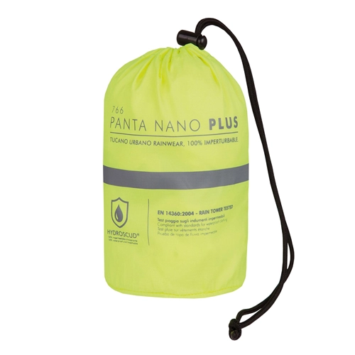 BLACK rain jacket Nano Rain Plus Lady TUCANO URBANO waterproof VESPA MOTO LAMBRETTA women's foldable in portable bag