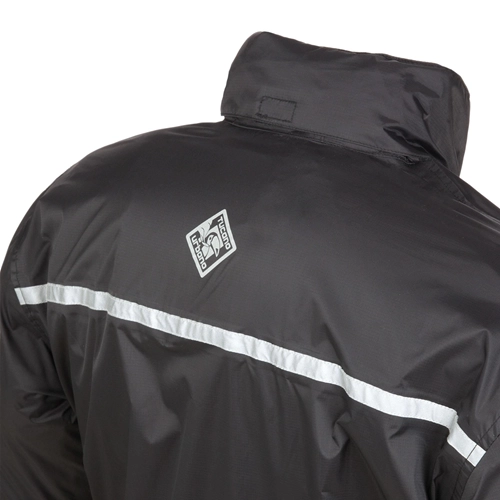 Chaqueta impermeable NEGRA Nano Rain Plus Jacket TUCANO URBANO VESPA MOTO LAMBRETTA para hombre y mujer, plegable en bolsa portátil