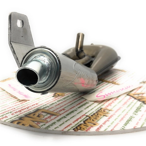 SIMONINI snake muffler ALUMINUM silencer Piaggio CIAO BRAVO BOXER 22 mm manifold