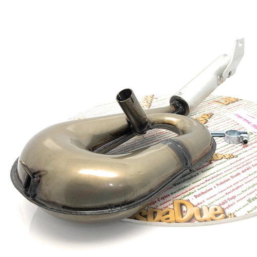 SIMONINI snake muffler ALUMINUM silencer Piaggio CIAO BRAVO BOXER 22 mm manifold