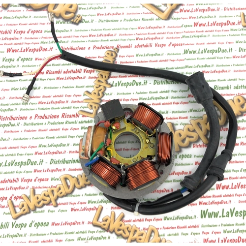 Stator coil support for VESPA PK 50 125 XL RUSH FL N HP from 1982 to 1990 APE 50 TM P ro 199495 497654