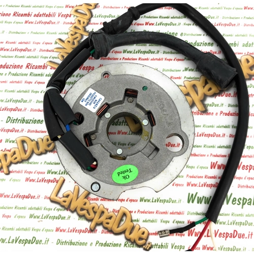 Stator coil support for VESPA PK 50 125 XL RUSH FL N HP from 1982 to 1990 APE 50 TM P ro 199495 497654