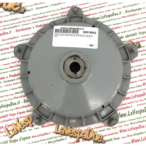 Vorderradbremstrommel, 10"-Felgeninnendurchmesser 150 mm, passend für VESPA 125, 150, SPRINT, VELOCE, TS, GT, GTR, GL, 2°, 180, 200, RALLY