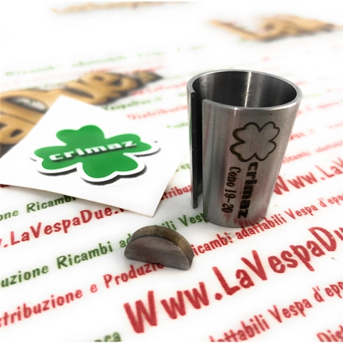 Adattatore maggiorazione CRIMAZ albero motore conversione cono da 19 mm a 20 mm m 10 per VESPA 50 125 ET3 Primavera PK S