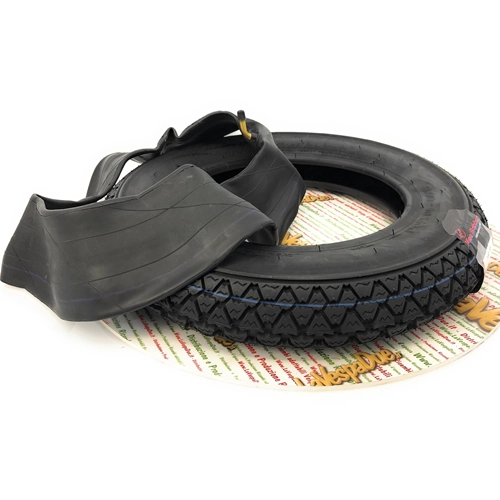 Kit pneu et chambre à air 3.00 300 10 VEE RUBBER VRM054 50J VESPA SPECIAL APE ET LAMBRETTA type design S83