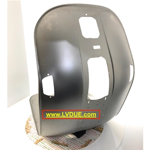 Protector de estribos de chapa metálica completo con refuerzos transversales para VESPA 80 125 150 200 E PX PE T5 ARCOBALENO Producto italiano