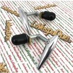 Kit de leviers pour capots, carrosseries, sacoches, LAMBRETTA 125 150 LI 1ère 2ème 175 TV 1ère 2ème ro 15055180 15055190 innocenti pour ouverture et fermeture en aluminium poli