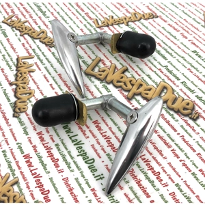 Kit de leviers pour capots, carrosseries, sacoches, LAMBRETTA 125 150 LI 1ère 2ème 175 TV 1ère 2ème ro 15055180 15055190 innocenti pour ouverture et fermeture en aluminium poli