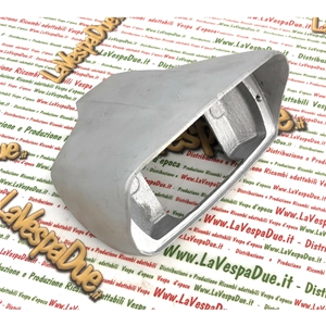 Carcasa de luz trasera para LAMBRETTA 125 150 LI 1ª 2ª 175 1ª 2ª en aluminio pulido ro 19083070 innocenti