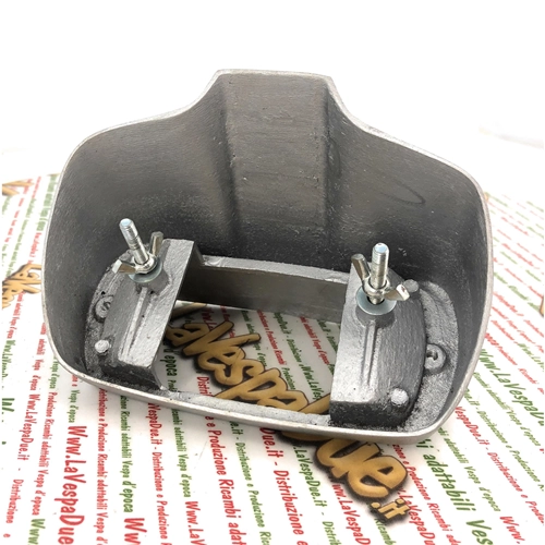 Carcasa de luz trasera para LAMBRETTA 125 150 LI 1ª 2ª 175 1ª 2ª en aluminio pulido ro 19083070 innocenti