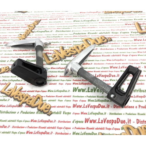 Kit de leviers, capots, carrosseries, sacoches LAMBRETTA 125 150 LI 3° SPECIAL SX 175 TV 3° 200 TV SX ro 19955091 19955350 19955092 innocenti pour ouverture et fermeture en aluminium poli