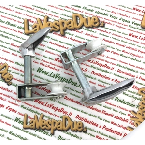 Kit de leviers, capots, carrosseries, sacoches LAMBRETTA 125 150 LI 3° SPECIAL SX 175 TV 3° 200 TV SX 1965 ro 19955310 19955320 innocenti pour ouverture et fermeture avec roulettes en nylon