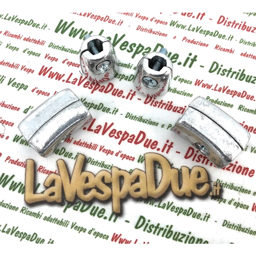 Juego de embellecedores para el borde del protector de goma LAMBRETTA 125 150 LI 3° SPECIAL GP DL SX 175 TV 3° 200 TV SX GP DL innocenti 4 piezas en aluminio pulido