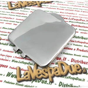 Verchromte Tankklappe für Lambretta 125, 150 DL, GP, SX, 175 TV, 2°, 3°, 200 TV, SX, DL, GP