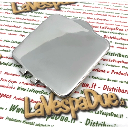 Verchromte Tankklappe für Lambretta 125, 150 DL, GP, SX, 175 TV, 2°, 3°, 200 TV, SX, DL, GP